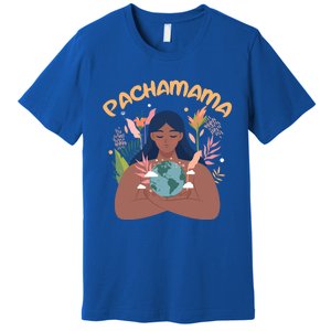 La Pachamama Indigenous Mother Earth Latino Quechua Aymara Gift Premium T-Shirt