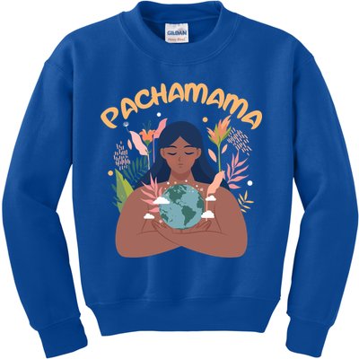 La Pachamama Indigenous Mother Earth Latino Quechua Aymara Gift Kids Sweatshirt