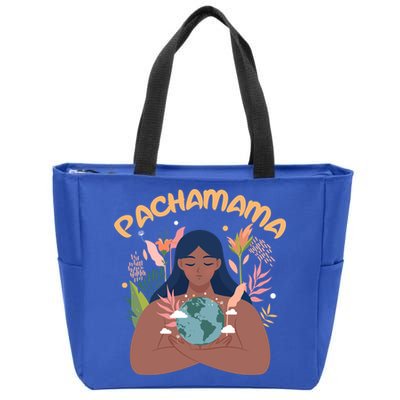 La Pachamama Indigenous Mother Earth Latino Quechua Aymara Gift Zip Tote Bag