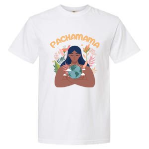 La Pachamama Indigenous Mother Earth Latino Quechua Aymara Gift Garment-Dyed Heavyweight T-Shirt