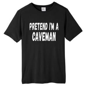 Lazy Pretend Im A Caveman Easy Halloween Costume Tall Fusion ChromaSoft Performance T-Shirt