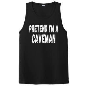 Lazy Pretend Im A Caveman Easy Halloween Costume PosiCharge Competitor Tank