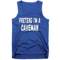 Lazy Pretend Im A Caveman Easy Halloween Costume Tank Top