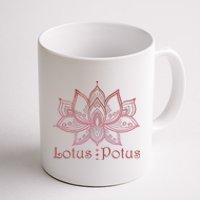 Lotus Potus In Red And Shades Coffee Mug