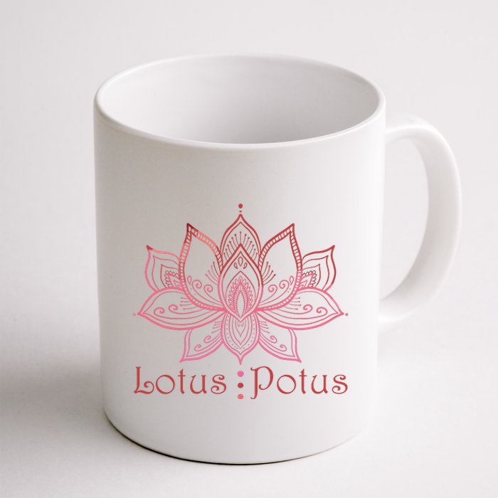 Lotus Potus In Red And Shades Coffee Mug