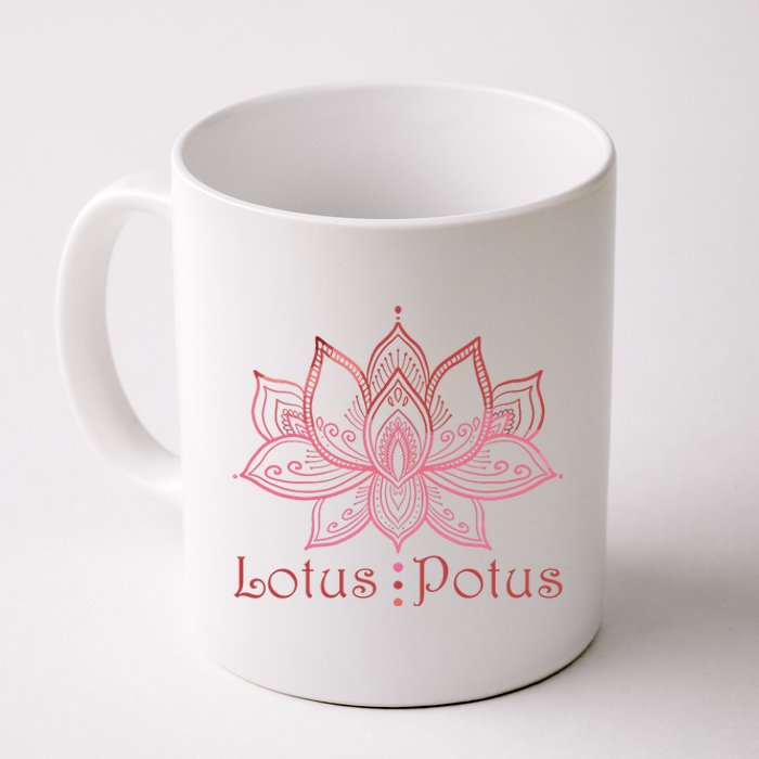 Lotus Potus In Red And Shades Coffee Mug