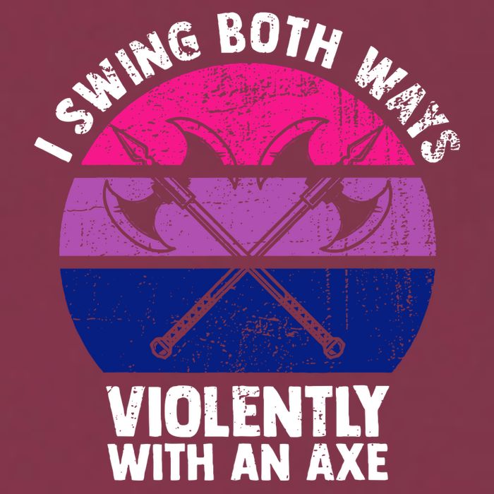 Lgbt Pride I Swing Both Ways Violently With An Axe 16oz Travel Tumbler