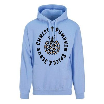 Leopard Pumpkin Jesus Christ Pumpkin Spice for Thanksgiving Unisex Surf Hoodie