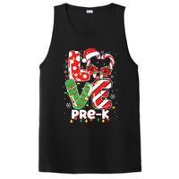 Love Pre K Teacher Christmas Funny Candy Cane Xmas PosiCharge Competitor Tank