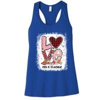 Love Pre K Teacher Happy Valentines Day Gift Women's Racerback Tank