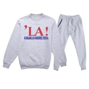 La President Kamala Harris 2024 Premium Crewneck Sweatsuit Set