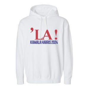 La President Kamala Harris 2024 Garment-Dyed Fleece Hoodie