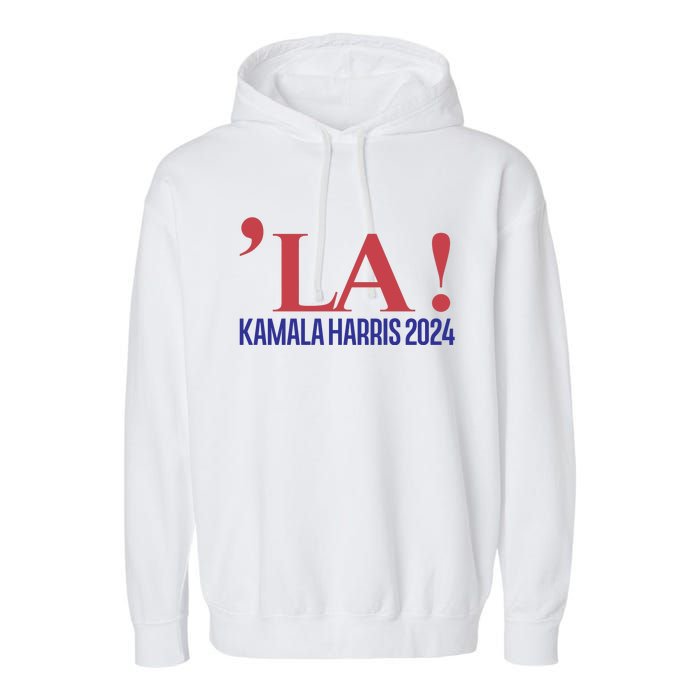 La President Kamala Harris 2024 Garment-Dyed Fleece Hoodie