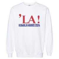 La President Kamala Harris 2024 Garment-Dyed Sweatshirt