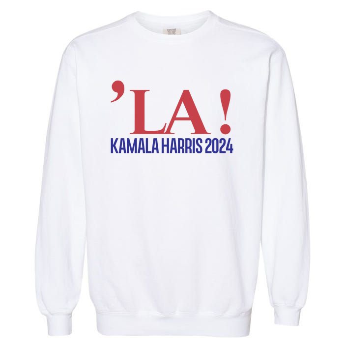 La President Kamala Harris 2024 Garment-Dyed Sweatshirt