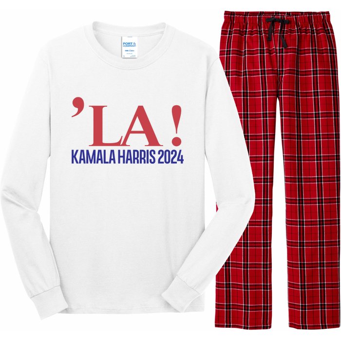 La President Kamala Harris 2024 Long Sleeve Pajama Set