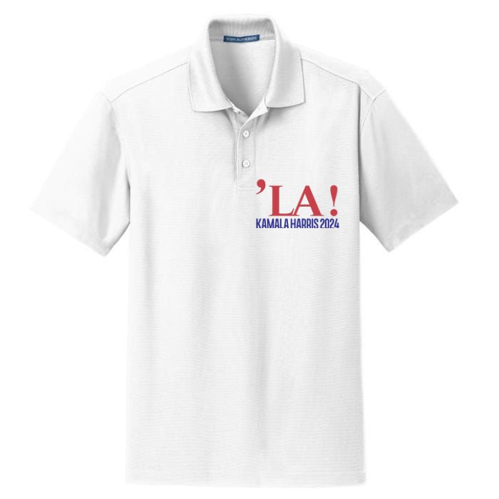 La President Kamala Harris 2024 Dry Zone Grid Polo