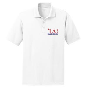 La President Kamala Harris 2024 PosiCharge RacerMesh Polo