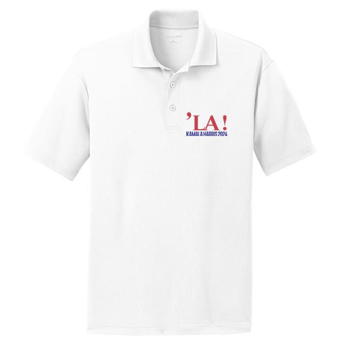 La President Kamala Harris 2024 PosiCharge RacerMesh Polo