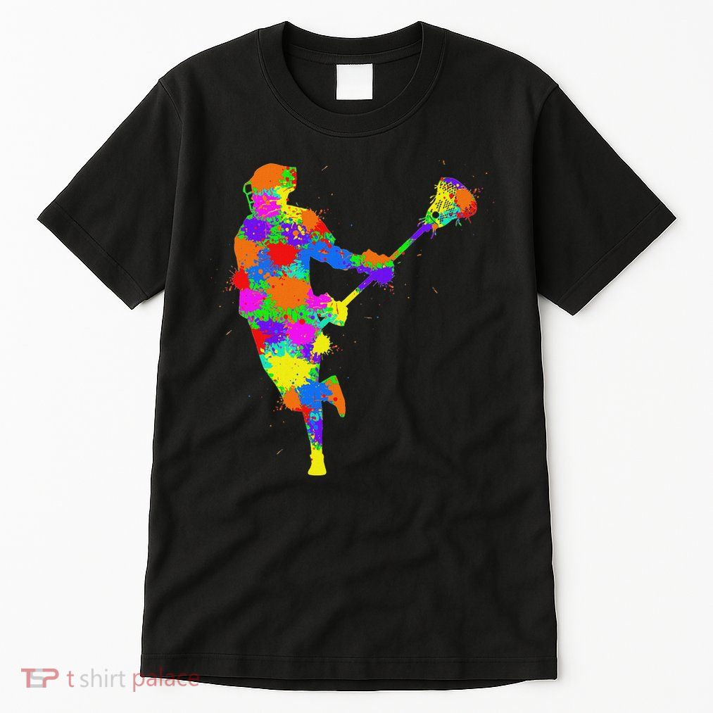 Lacrosse Player Kids Boys Youth Tall T-Shirt