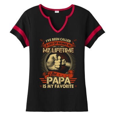 Lifetime Papa Ladies Halftime Notch Neck Tee