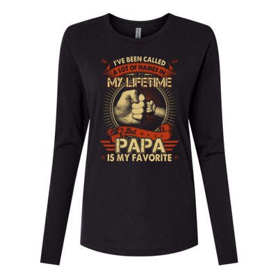 Lifetime Papa Womens Cotton Relaxed Long Sleeve T-Shirt