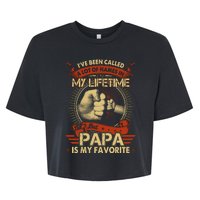 Lifetime Papa Bella+Canvas Jersey Crop Tee