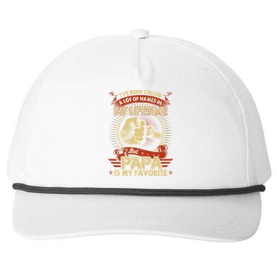 Lifetime Papa Snapback Five-Panel Rope Hat