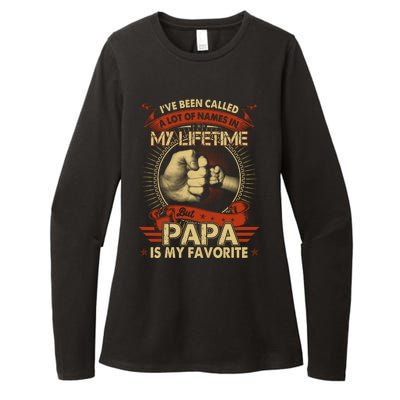 Lifetime Papa Womens CVC Long Sleeve Shirt