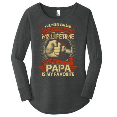 Lifetime Papa Women's Perfect Tri Tunic Long Sleeve Shirt