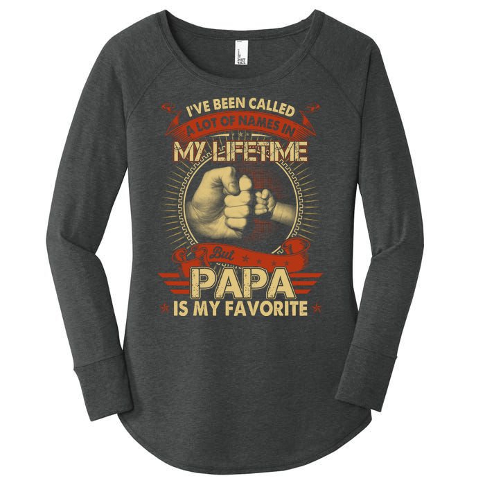 Lifetime Papa Women's Perfect Tri Tunic Long Sleeve Shirt