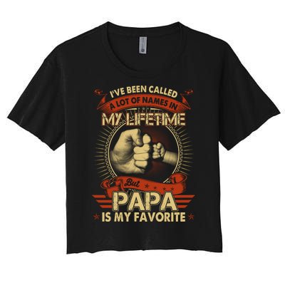 Lifetime Papa Women's Crop Top Tee