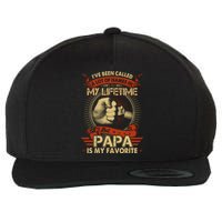 Lifetime Papa Wool Snapback Cap