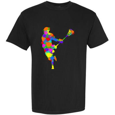 Lacrosse Player Garment-Dyed Heavyweight T-Shirt