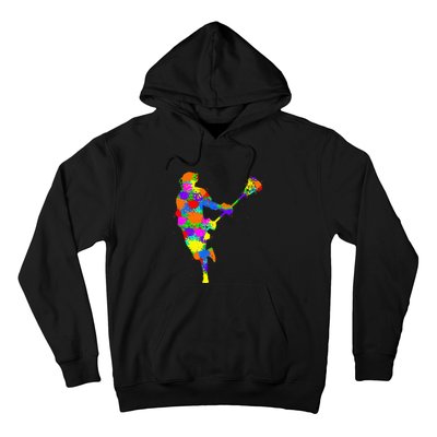 Lacrosse Player Hoodie