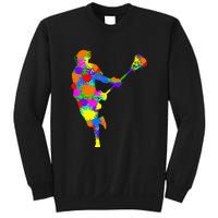 Lacrosse Player Sweatshirt