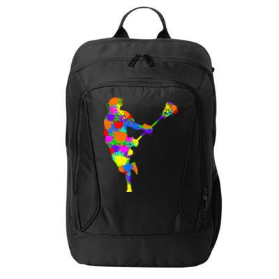 Lacrosse Player City Backpack