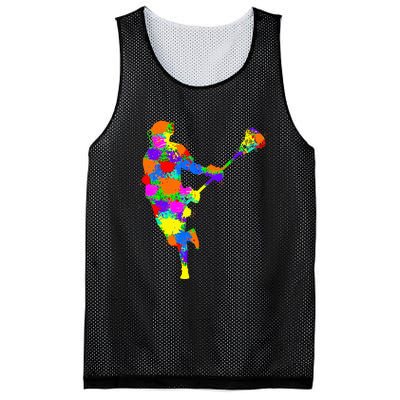 Lacrosse Player Mesh Reversible Basketball Jersey Tank