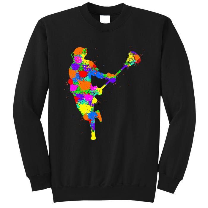 Lacrosse Player Tall Sweatshirt