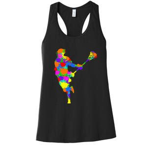 Lacrosse Player Women's Racerback Tank