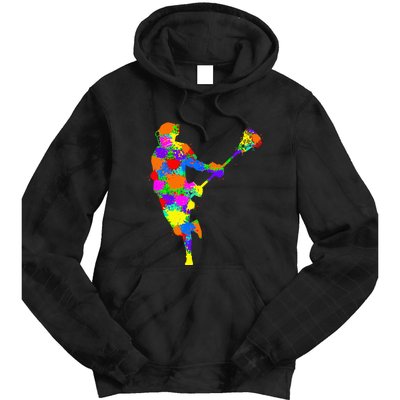 Lacrosse Player Tie Dye Hoodie