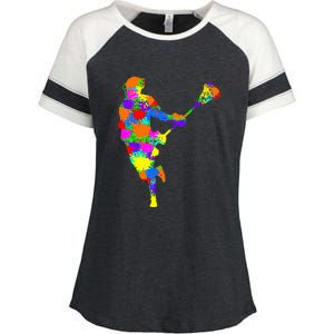 Lacrosse Player Enza Ladies Jersey Colorblock Tee