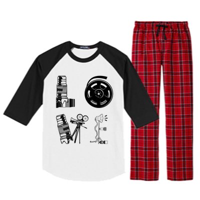 Love Photography Love Photography Camera Photographer Meaningful Gift Raglan Sleeve Pajama Set