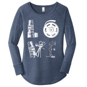 Love Photography Love Photography Camera Photographer Meaningful Gift Women's Perfect Tri Tunic Long Sleeve Shirt