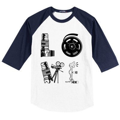 Love Photography Love Photography Camera Photographer Meaningful Gift Baseball Sleeve Shirt