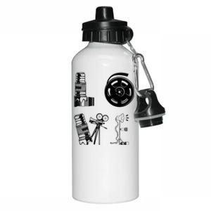 Love Photography Love Photography Camera Photographer Meaningful Gift Aluminum Water Bottle