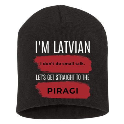 Latvian Pride Latvia Souvenir Piragi Latvian Favorite Food Short Acrylic Beanie