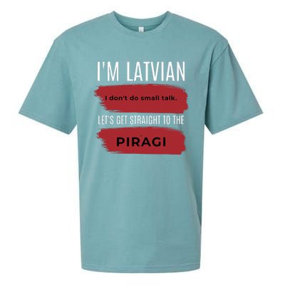 Latvian Pride Latvia Souvenir Piragi Latvian Favorite Food Sueded Cloud Jersey T-Shirt