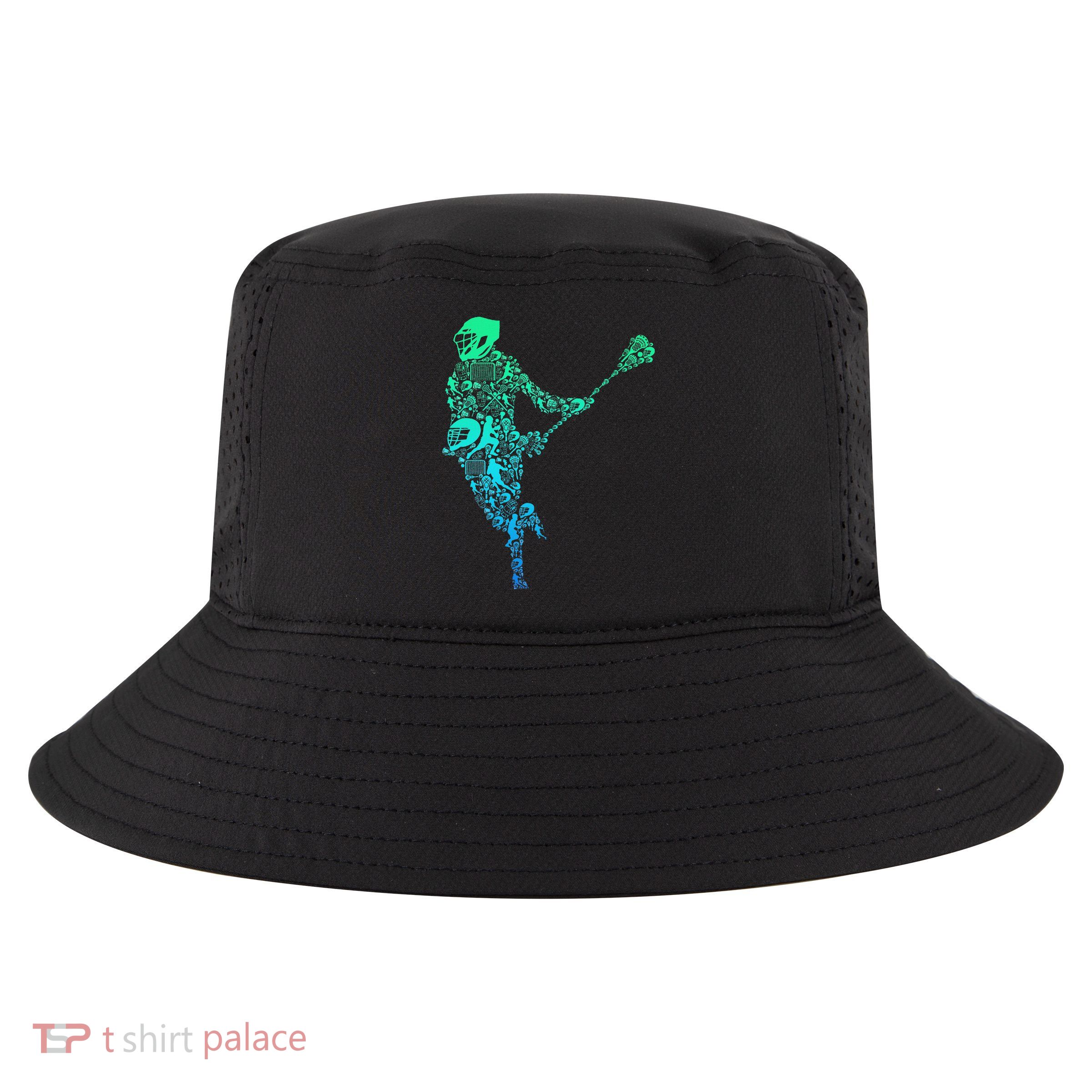 Lacrosse Player Cool Comfort Performance Bucket Hat