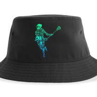 Lacrosse Player Sustainable Bucket Hat